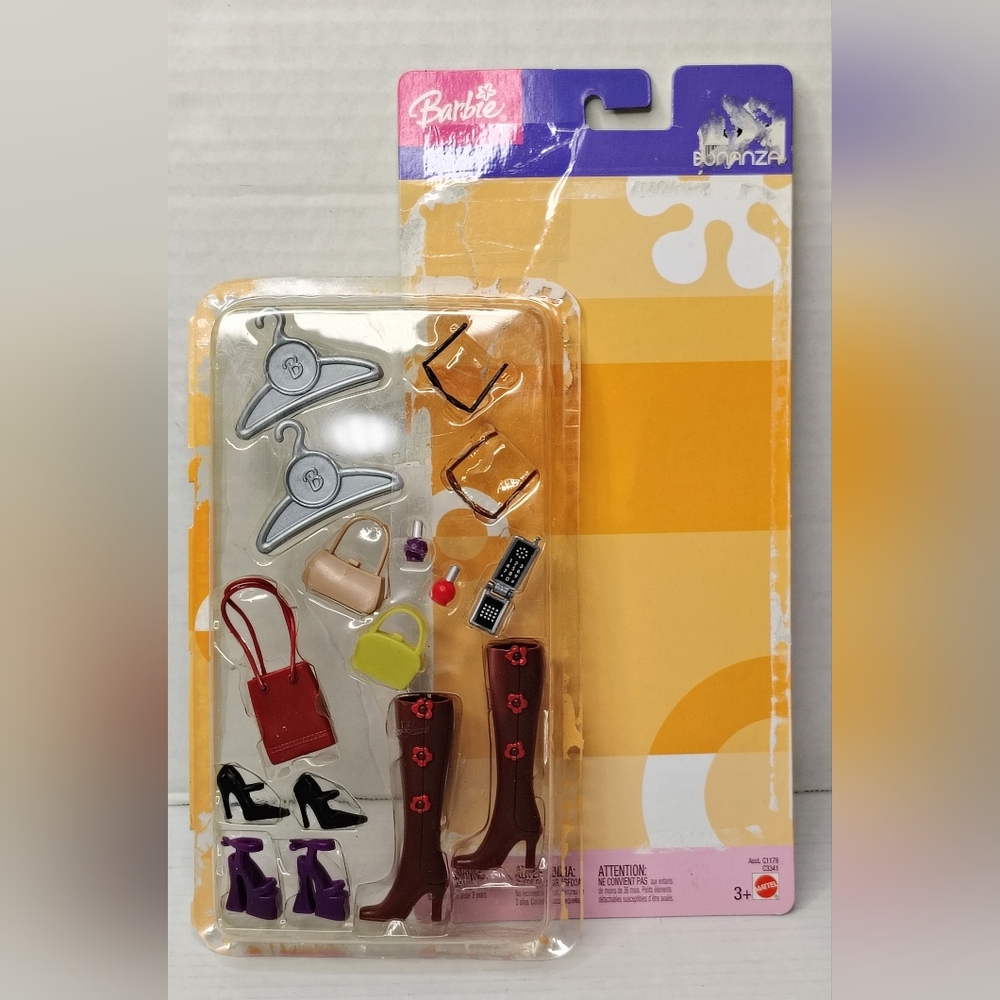 Barbie Bonanza Shoe And Accessories Mattel 2003 # C1178, C3341 Vintage Barbie - Picture 2 of 16